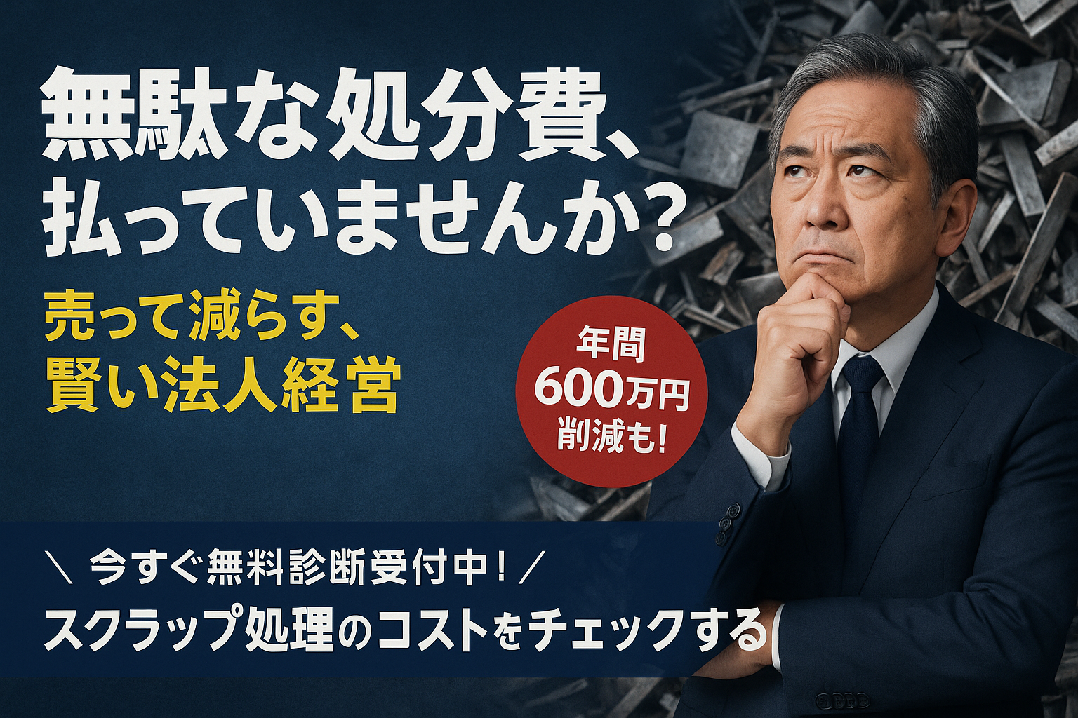 法人のスクラップ処理でコスト削減する方法